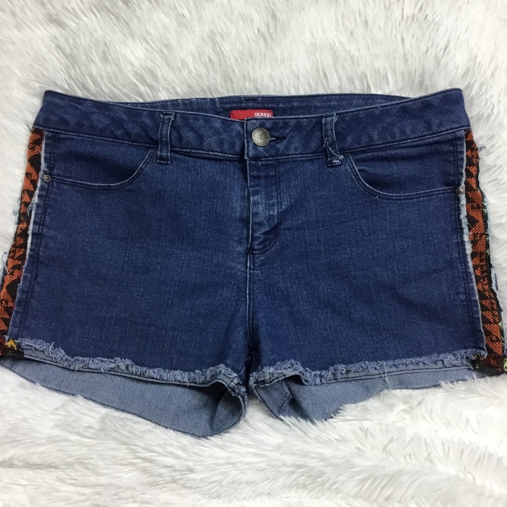 Vintage Bongo Booty Cut off Denim Shorts for women size 13 - Picture 6 of 8